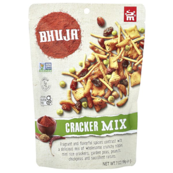 Cracker Mix, 7 oz (Унции) (199 g) Bhuja