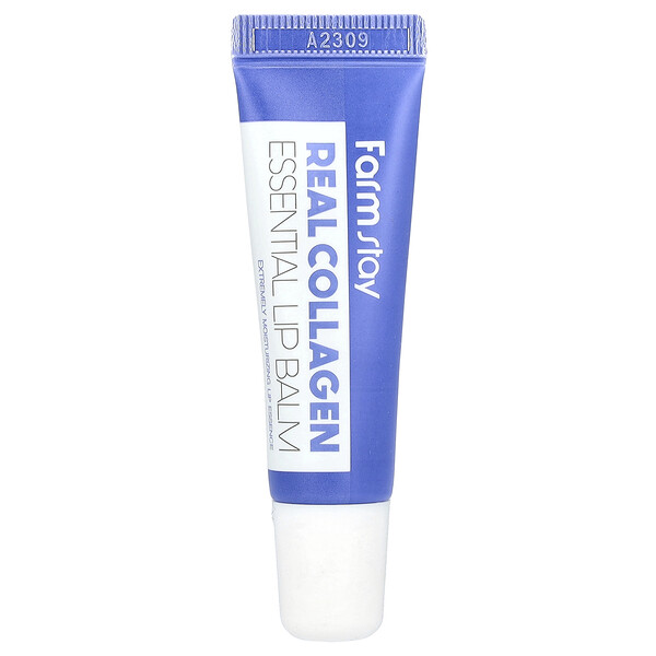Real Collagen Essential Lip Balm, 0.35 oz (10 g) Farmstay