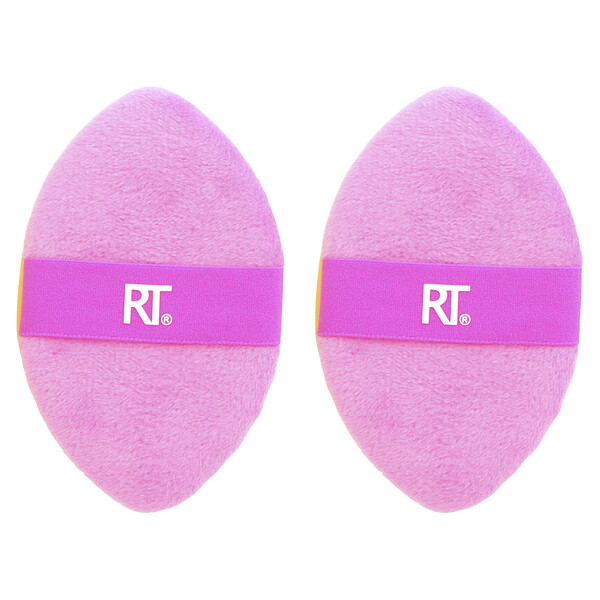 Miracle 2-in-1 Powder Puff Duo, 2 Pack Real Techniques