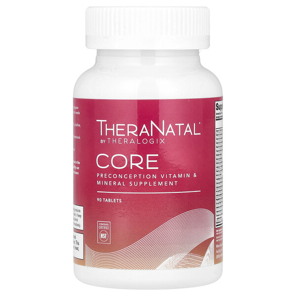 TheraNatal, Core, 90 Tablets Theralogix
