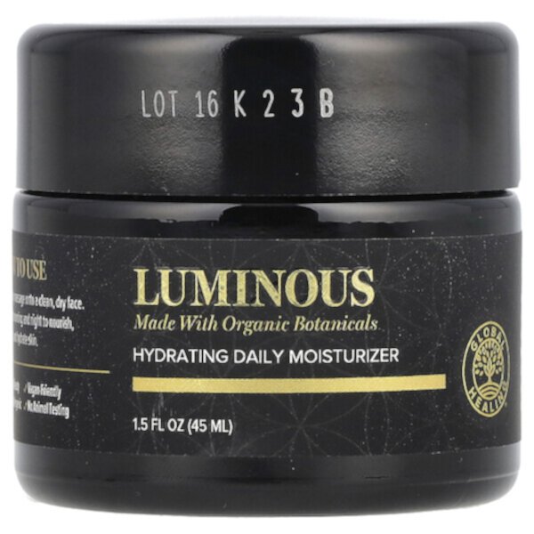 Luminous, Hydrating Daily Moisturizer, 1.5 fl oz (45 ml) Global Healing