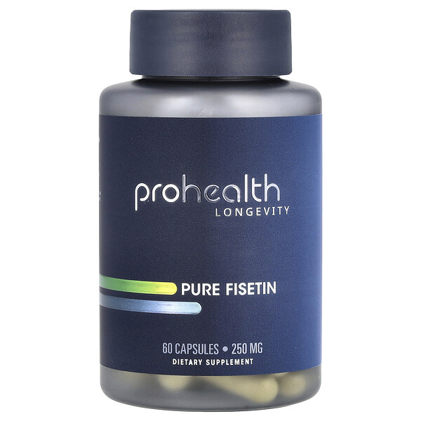 Pure Fisetin, 250 mg, 60 Capsules ProHealth Longevity