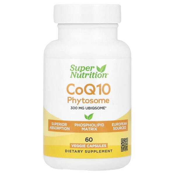 CoQ10 Phytosome, 300 mg, 60 Veggie Capsules Super Nutrition