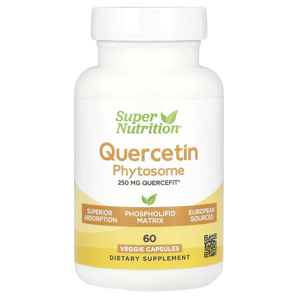 Quercetin Phytosome Quercefit®, 250 mg, 60 Veggie Capsules Super Nutrition
