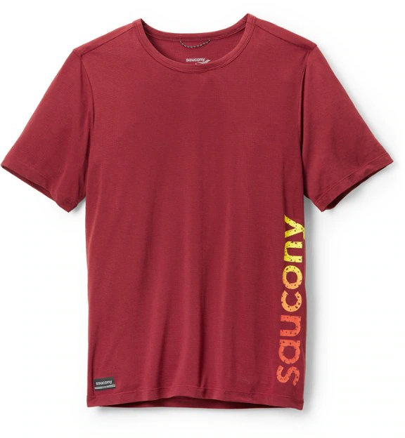 x REI Co-op Stopwatch Graphic T-Shirt - Men's Saucony