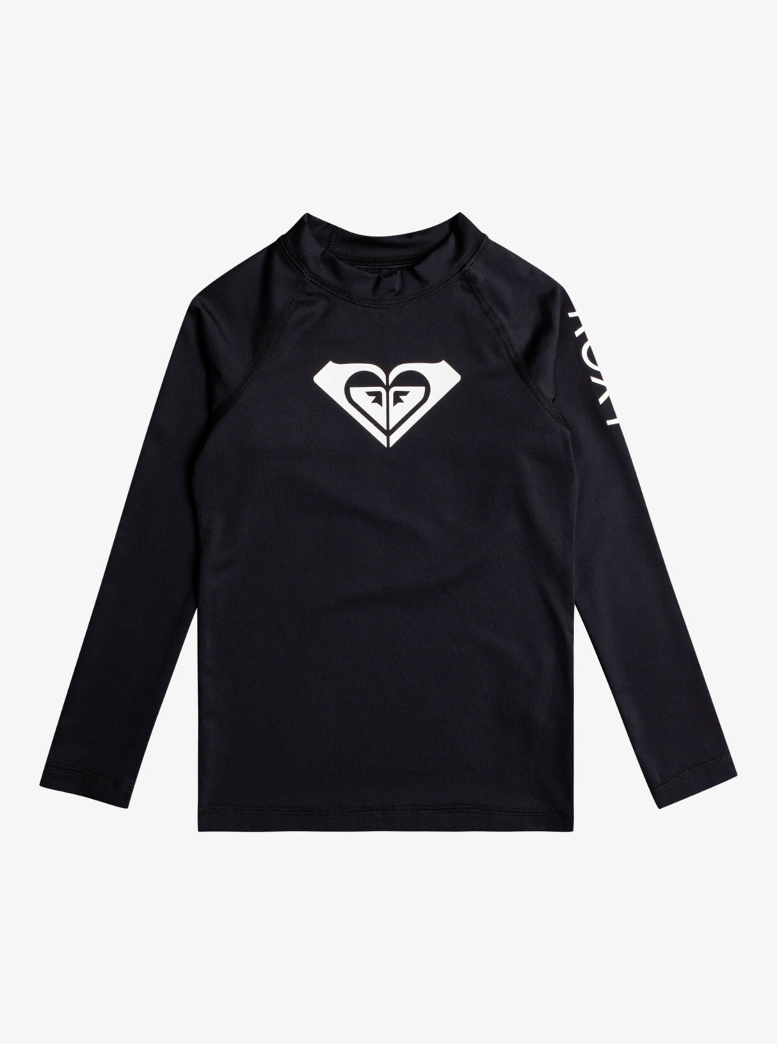 Детские топы для плавания Roxy Whole Hearted Rashguard с длинным рукавом UPF 50 Roxy