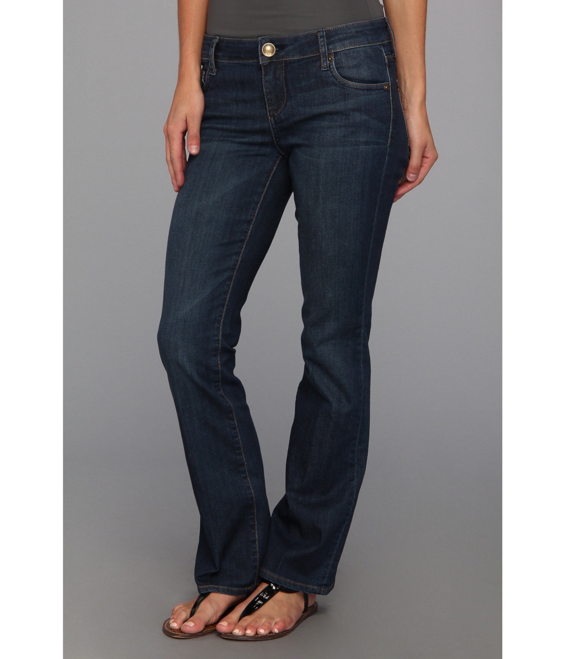 Farrah Baby Bootcut Short Inseam in Whim KUT from the Kloth