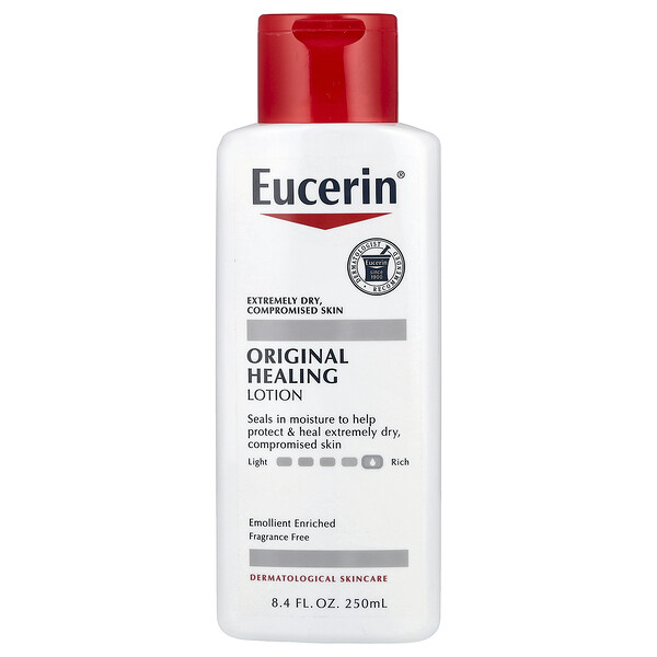 Original Healing Lotion, Fragrance Free , 8.4 fl oz (250 ml) Eucerin