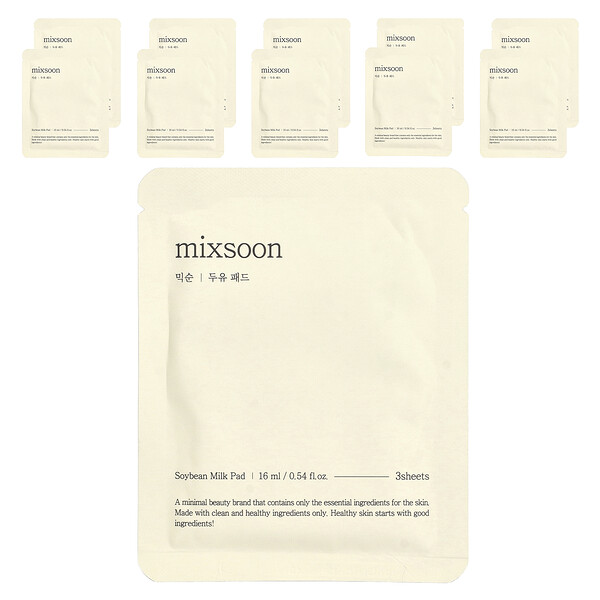 Soybean Milk Pad, 30 Sheets, 0.54 fl oz (16 ml), 10 Each Mixsoon