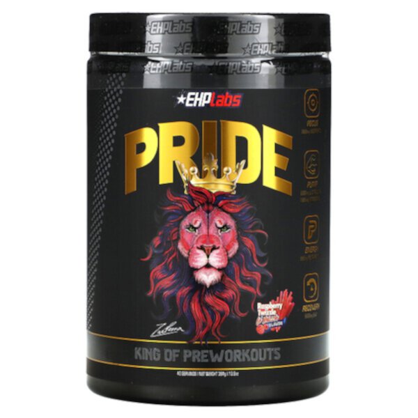 Pride, King of Pre Workouts, Raspberry Twizzle Fo' Shizzle, 13.9 oz (394 g) EHPlabs