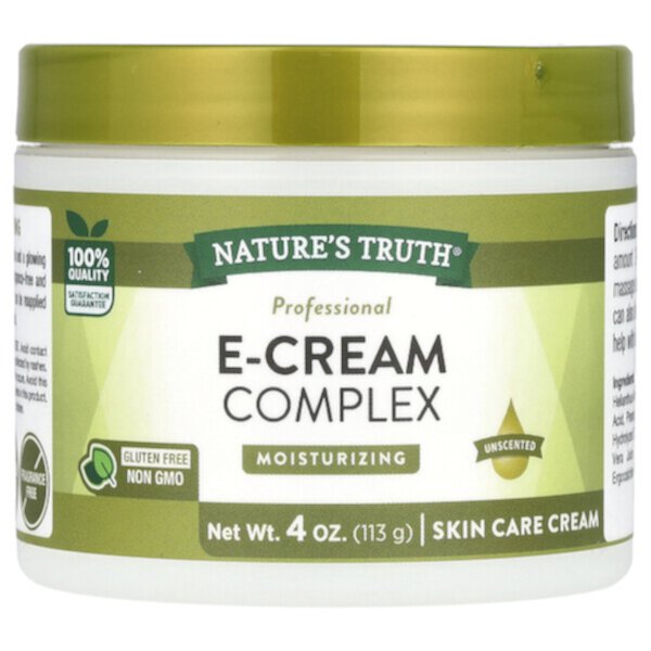 E-Cream Complex, Unscented, 4 oz (113 g) Nature's Truth