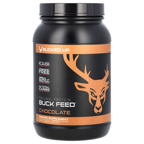 Buck Feed, Original Protein, Chocolate, 35.34 oz (1,002 g) Bucked Up