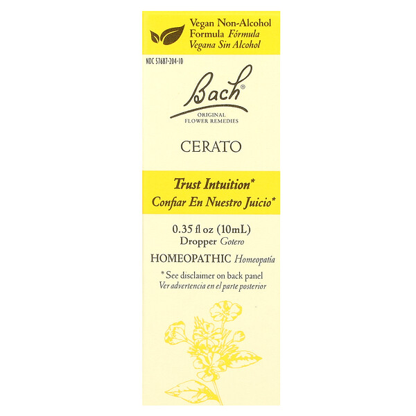 Original Flower Remedies, Cerato, 0.35 fl oz (Жидкие унции) (10 ml) Bach