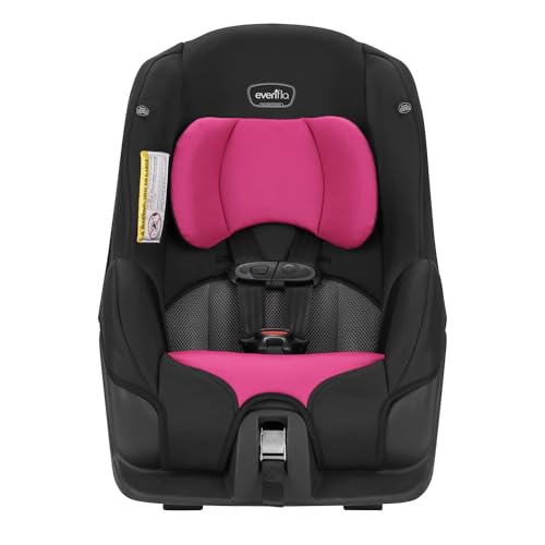 Evenflo Tribute LX 2-in-1 Lightweight Convertible Car Seat, Travel Friendly (Saturn Gray) Evenflo