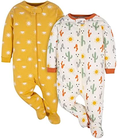 Gerber Unisex Baby 2-Pack Sleep 'N Play Sunrise 0-3 Months GERBER