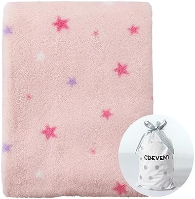 CREVENT 30''X40'' Cute Cozy Fluffy Warm Baby Blanket for Girls Boys Infants Toddlers' Bedding Crib Cot Stroller, Baby Shower Birthday Newborn's Gift - Sleeping Cat CREVENT