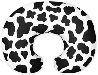 Nursing Pillow Cover Cow Print Breast Feeding Pillows for Babies Boys & Girls Soft Breathable Nursing Pillow Case U Shaped Nursing Pillow Slipcovers for Breastfeeding Mom XXQGOMG
