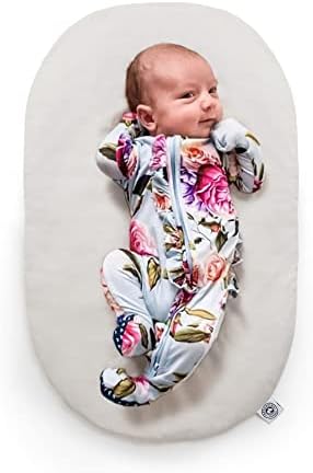 Montessori Organic Topponcino Baby Support Pillow (Pure White) | Newborn Head Support, Baby Feeding Pillow & Infant Tummy Time Mat | Authentic Montessori Baby Cushion Mat | 24"x16"x1", Organic Topponcino Company