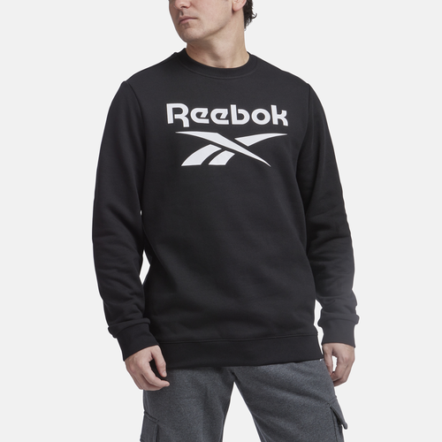 Флисовая худи Reebok Identity с большим логотипом, из 70% хлопка и 30% переработанного полиэстера Reebok