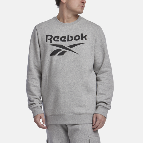 Флисовая худи Reebok Identity с большим логотипом, из 70% хлопка и 30% переработанного полиэстера Reebok