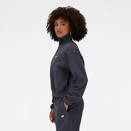 Женская Спортивная Одежда New Balance Athletics Remastered French Terry 1/4 Zip New Balance