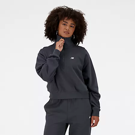 Женская Спортивная Одежда New Balance Athletics Remastered French Terry 1/4 Zip New Balance