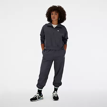 Женская Спортивная Одежда New Balance Athletics Remastered French Terry 1/4 Zip New Balance