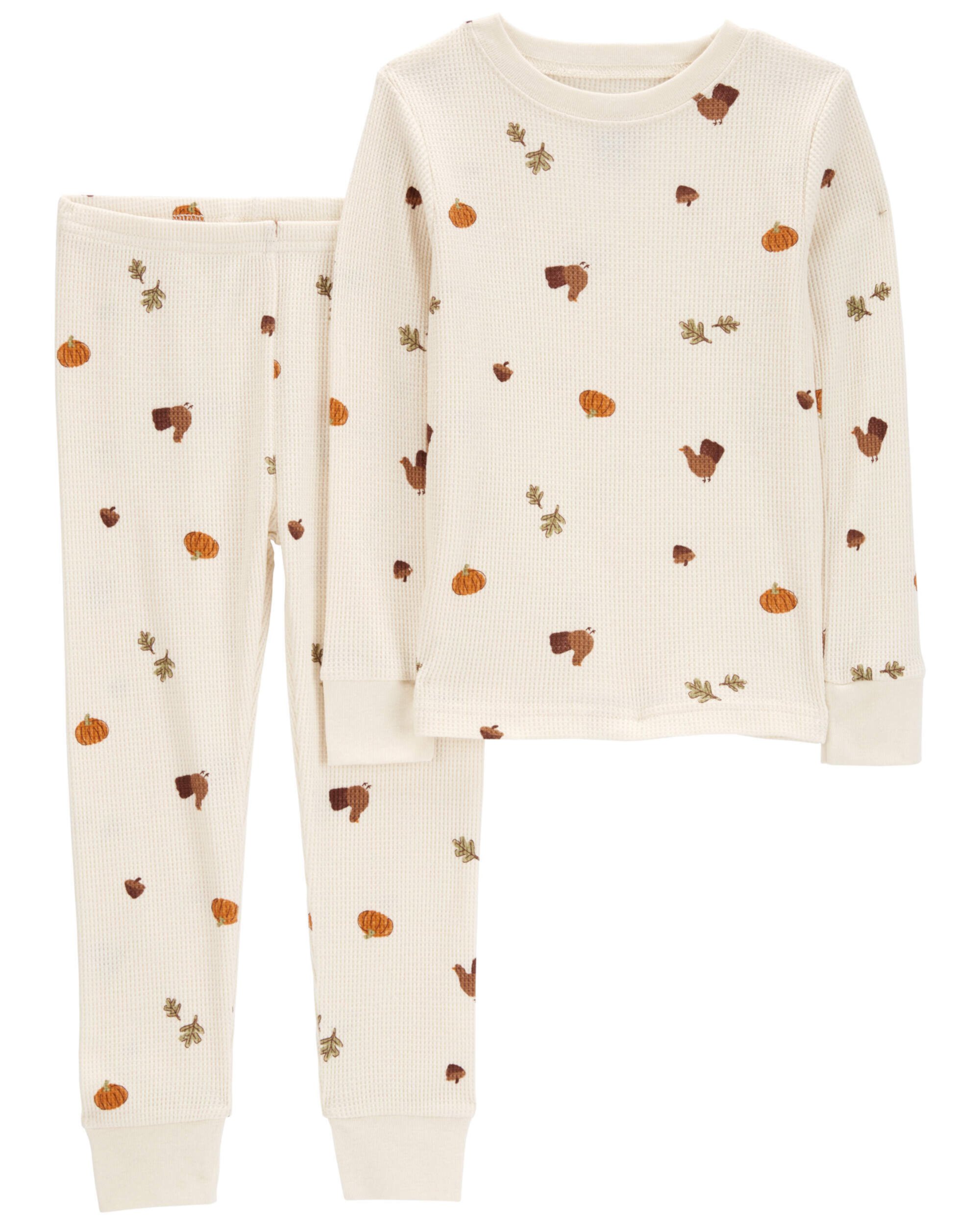 Детские пижамы Carter's Baby 2-Piece Thanksgiving 100% Snug Fit Cotton Pajamas Carter's