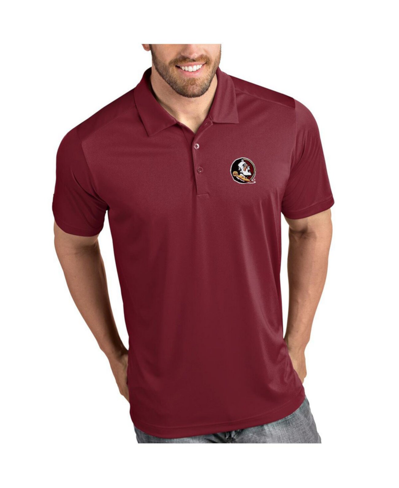 Florida State Seminoles Tribute Polo - Garnet Antigua