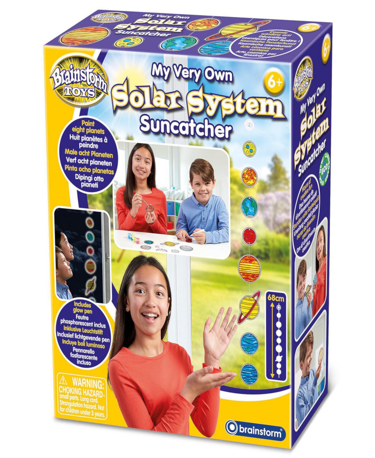 My Very Own Solar System Sun Catcher Craft Kit Brainstorm Toys