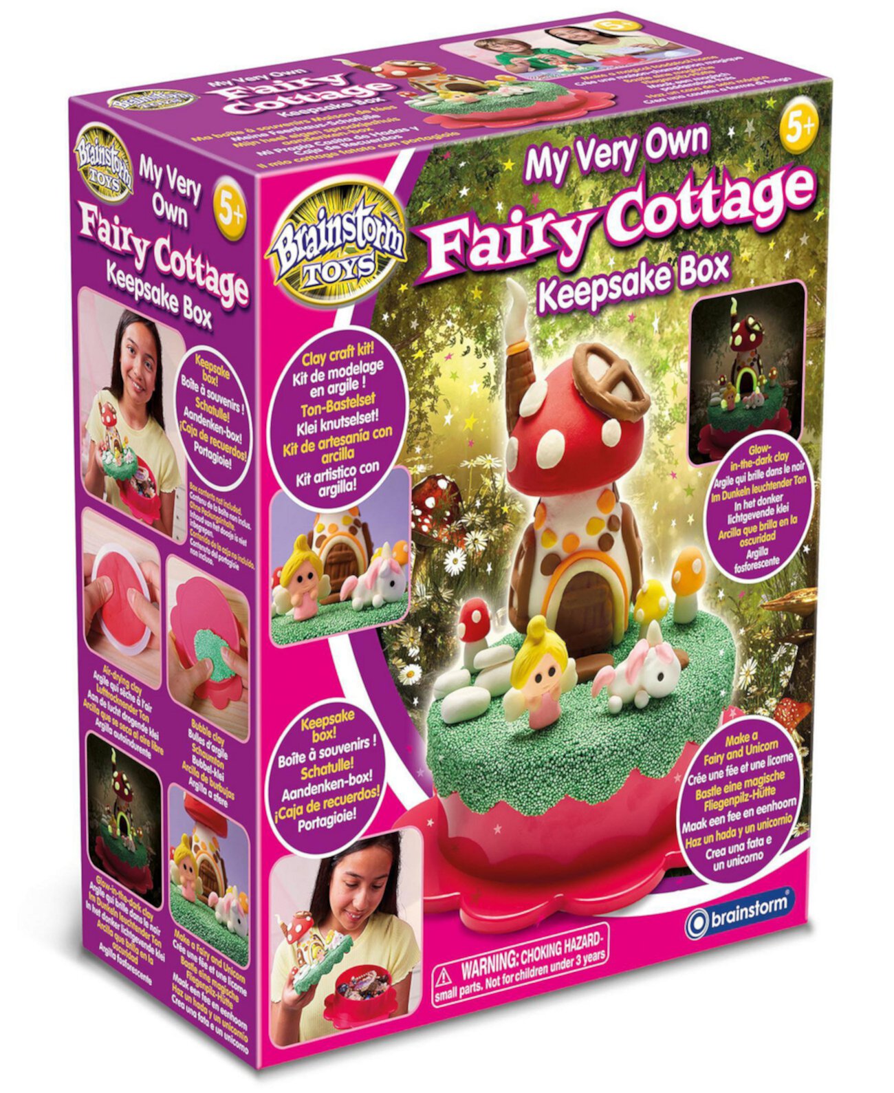 My Very Own Fairy Cottage Keepsake Box Craft Kit Brainstorm Toys