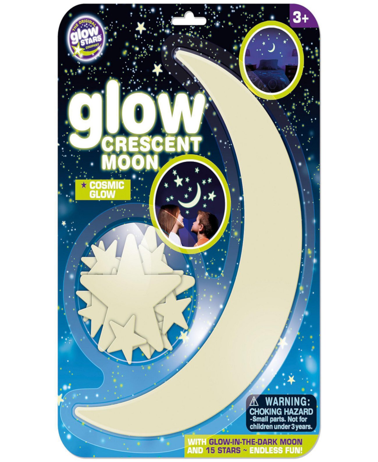 The Original Glowstars Glow Crescent Moon Craft Kit Brainstorm Toys