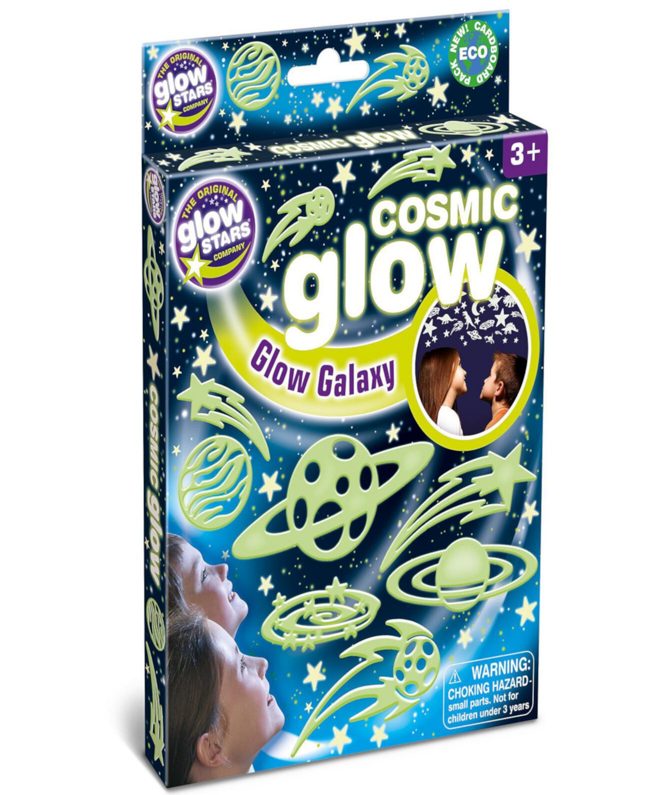 The Original Glowstars Cosmic Glow Galaxy Craft Kit Brainstorm Toys
