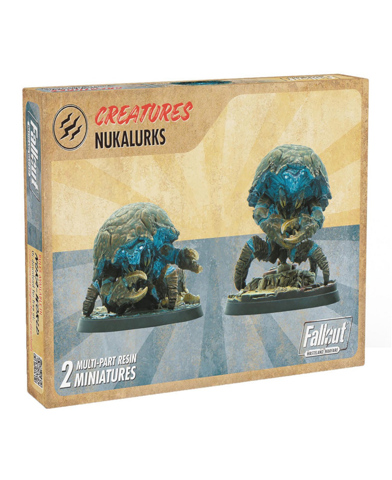 Fallout Wasteland Warfare Creatures Nukalurks Miniatures Modiphius