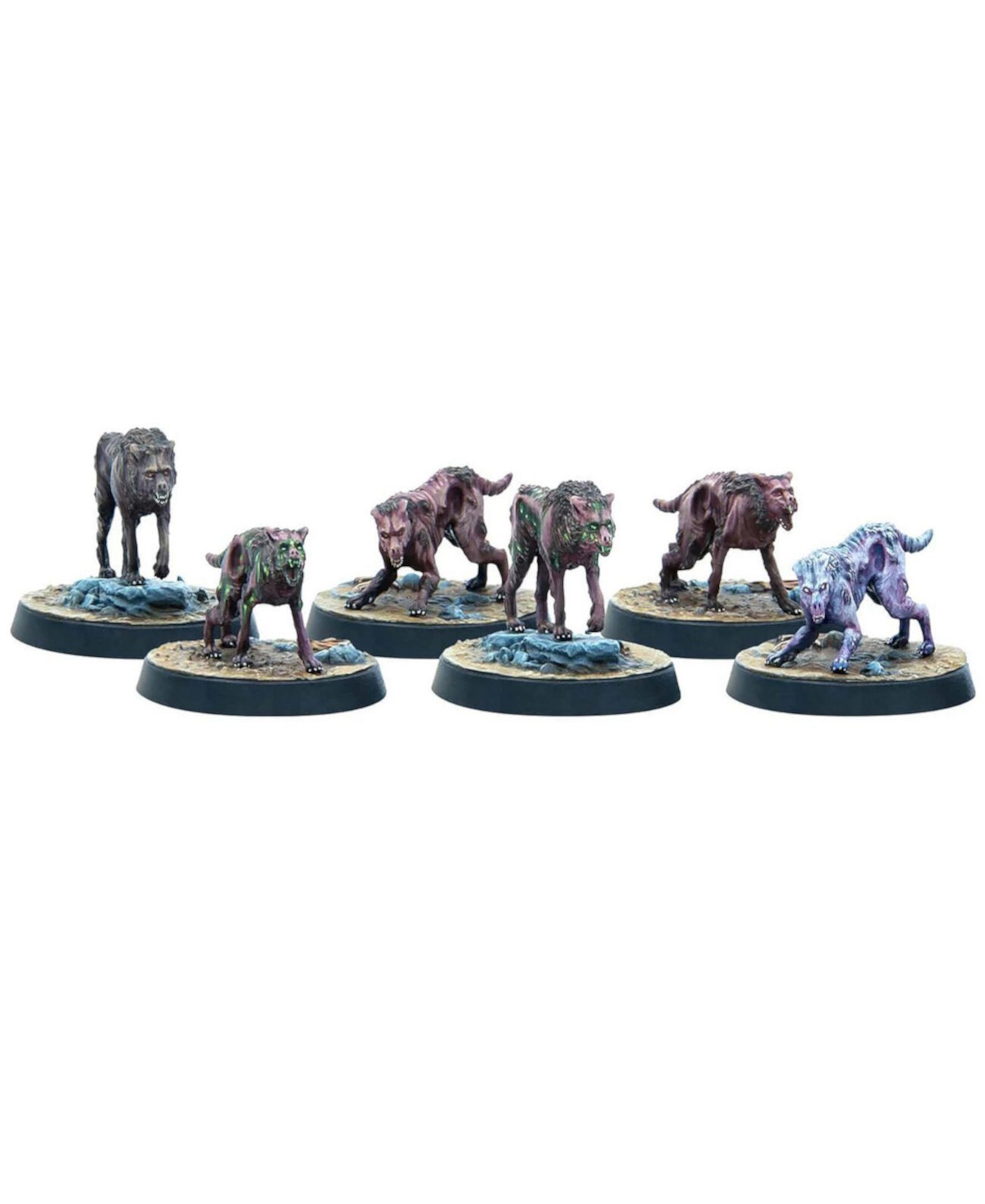 Wasteland Warfare Creatures Mongrel Scavenging Pack Figures Modiphius