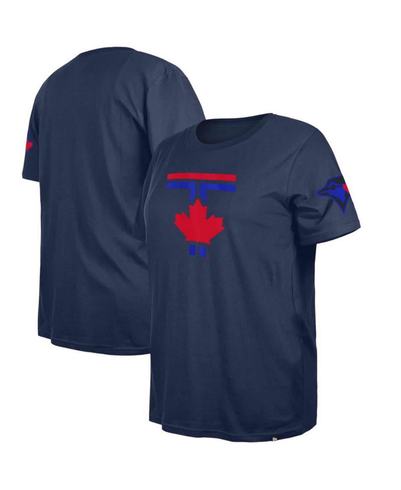 Женская футболка Toronto Blue Jays 2024 City Connect больших размеров из 100% хлопка New Era