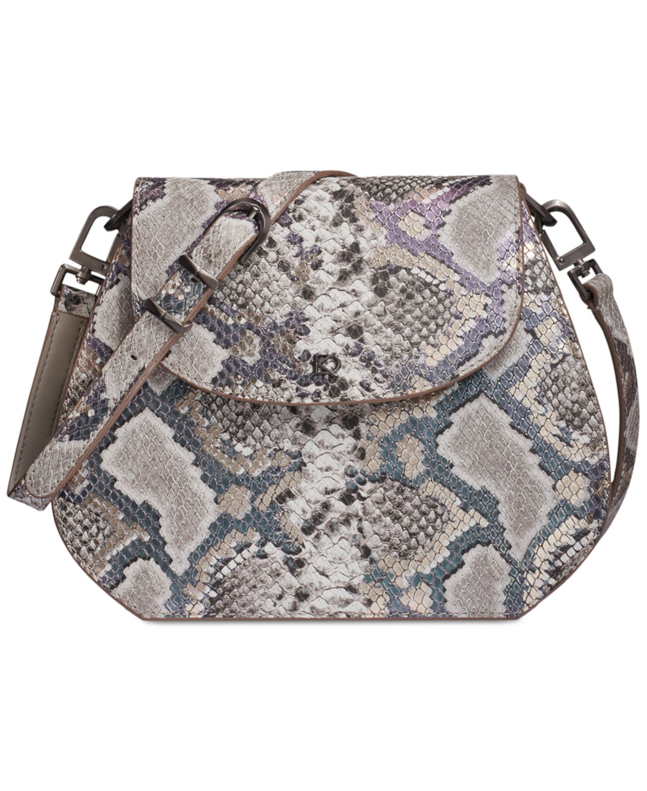 Сумка кросс-боди Donna Karan Bellerose Python Flap Donna Karan New York