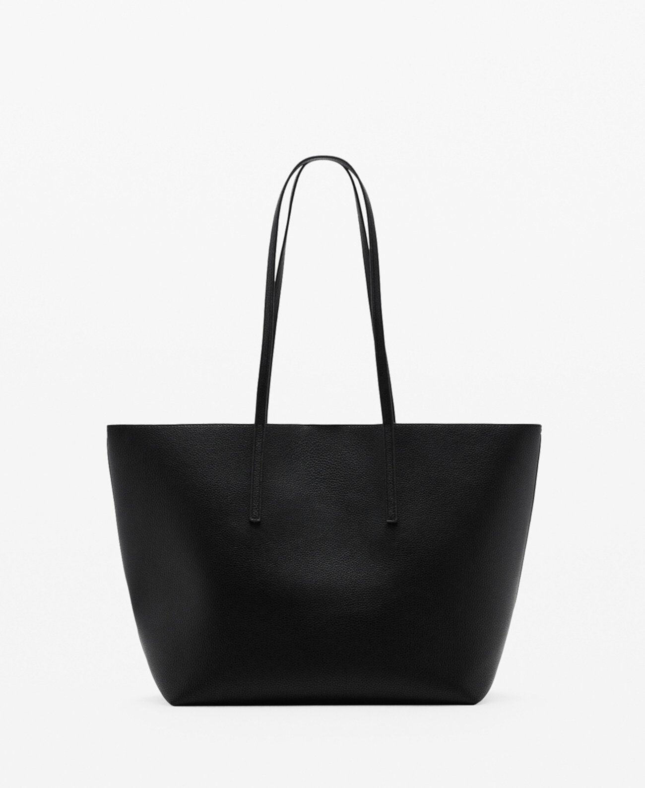 Women's Pebbled Effect Shopper Bag MANGO