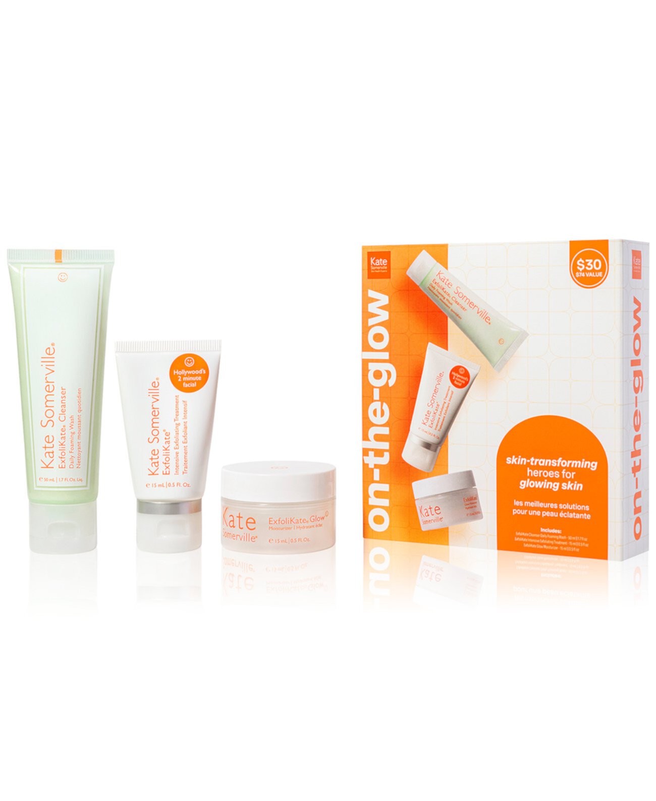 3-Pc. On-The-Glow Skincare Set Kate Somerville