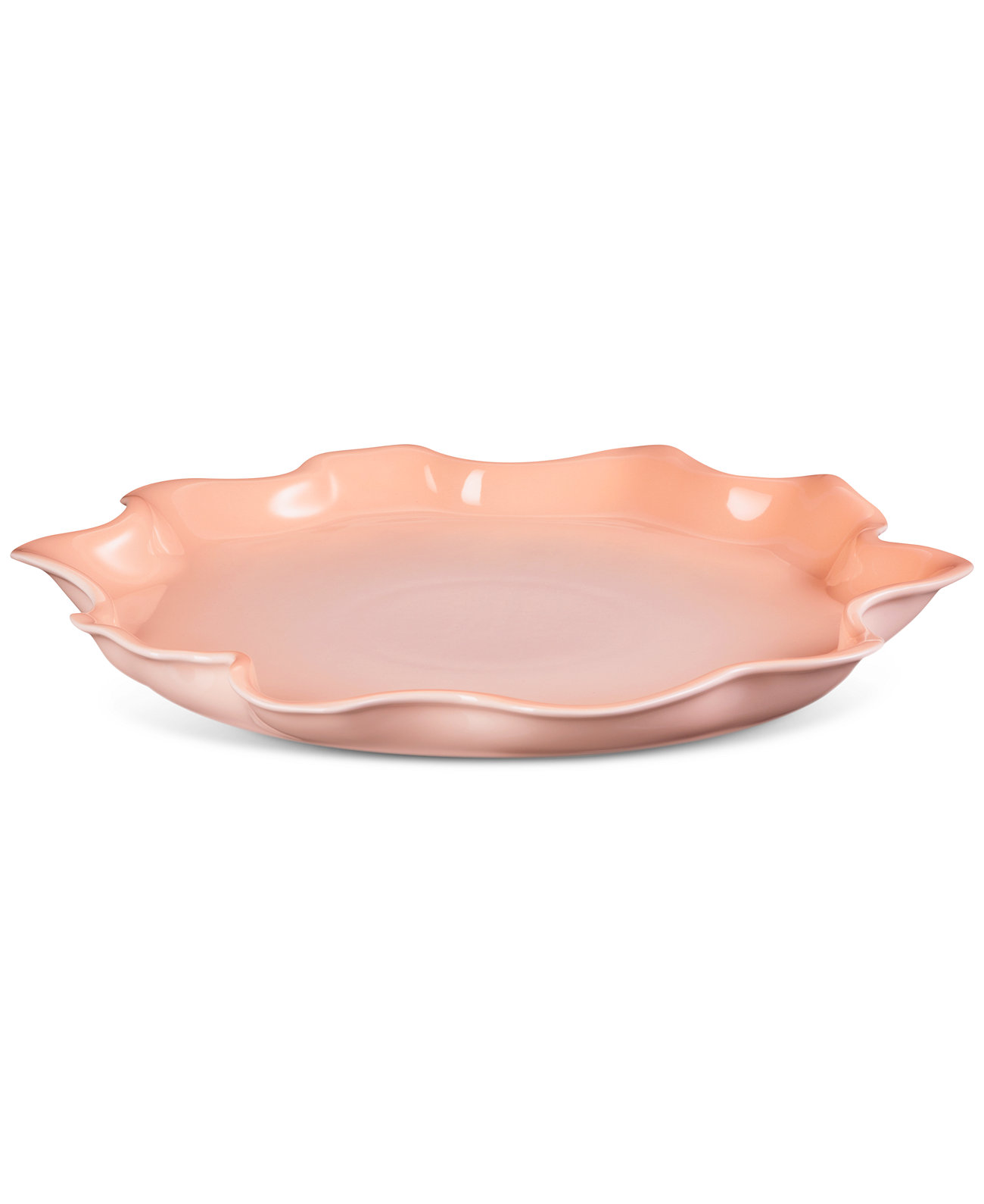 Stoneware Iris Serving Platter Le Creuset