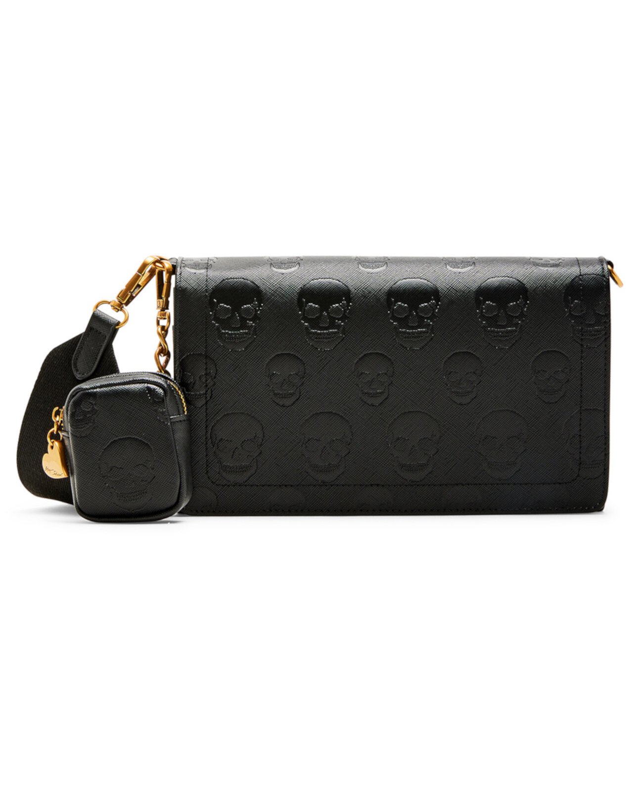 Бумажник Betsey Johnson Skull Boss на цепочке Betsey Johnson