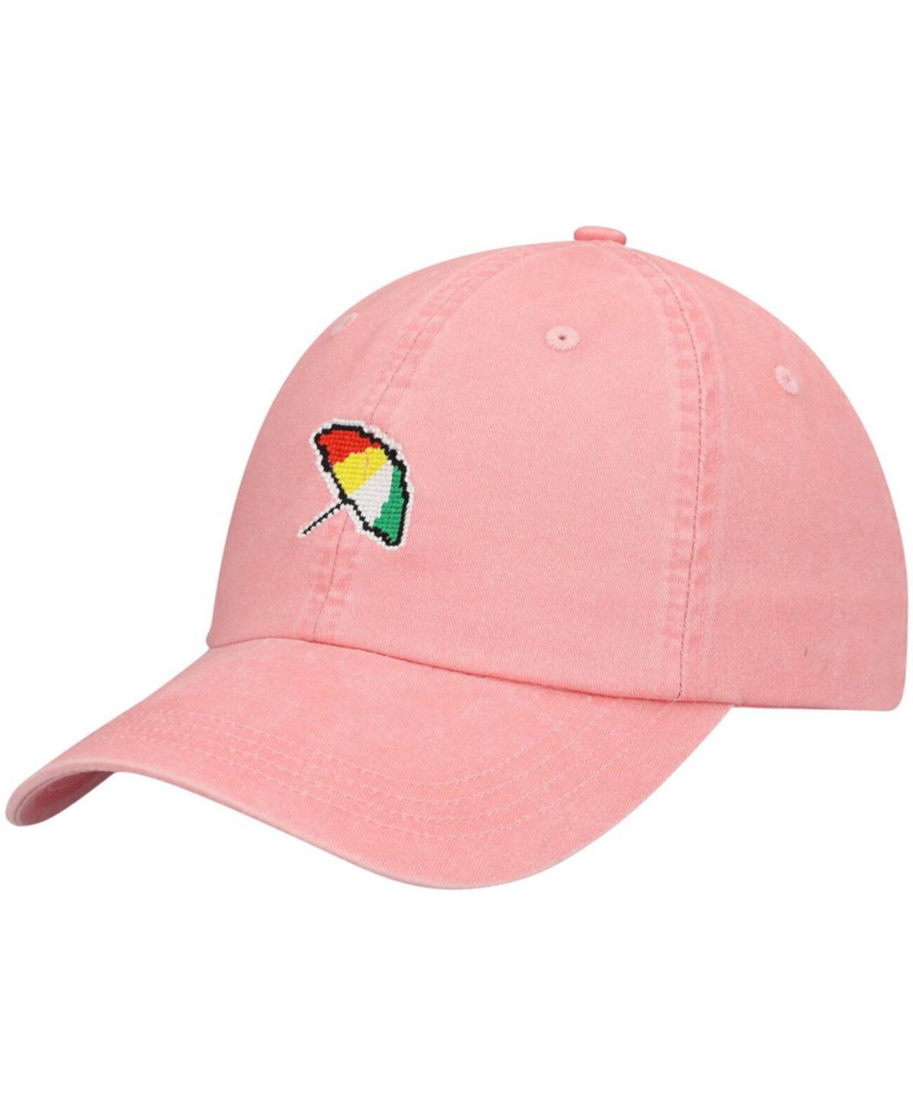 Men's Light Pink Arnold Palmer Pixel Umbrella Adjustable Hat Ahead