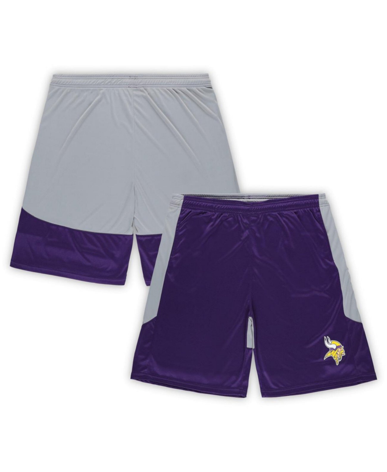 Men's Purple Minnesota Vikings Big Tall Team Logo Shorts Fanatics