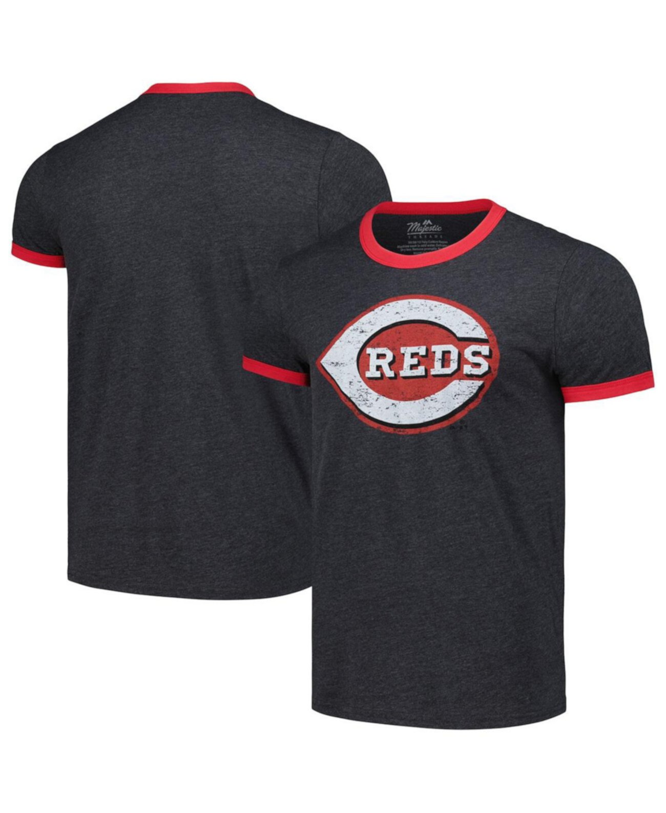 Мужское Джерси Majestic Threads Cincinnati Reds Ringer Majestic