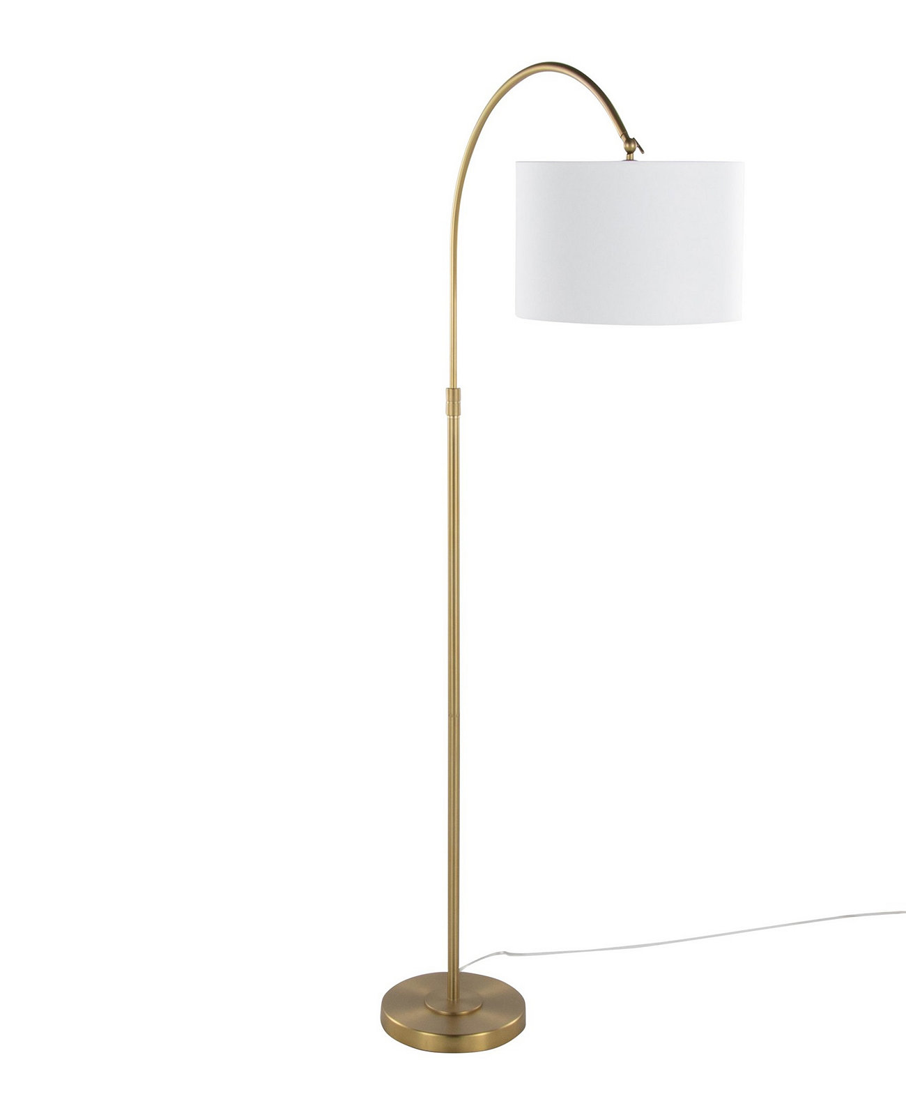 Salon Reader 63" Contemporary Metal Floor Lamp Lumisource