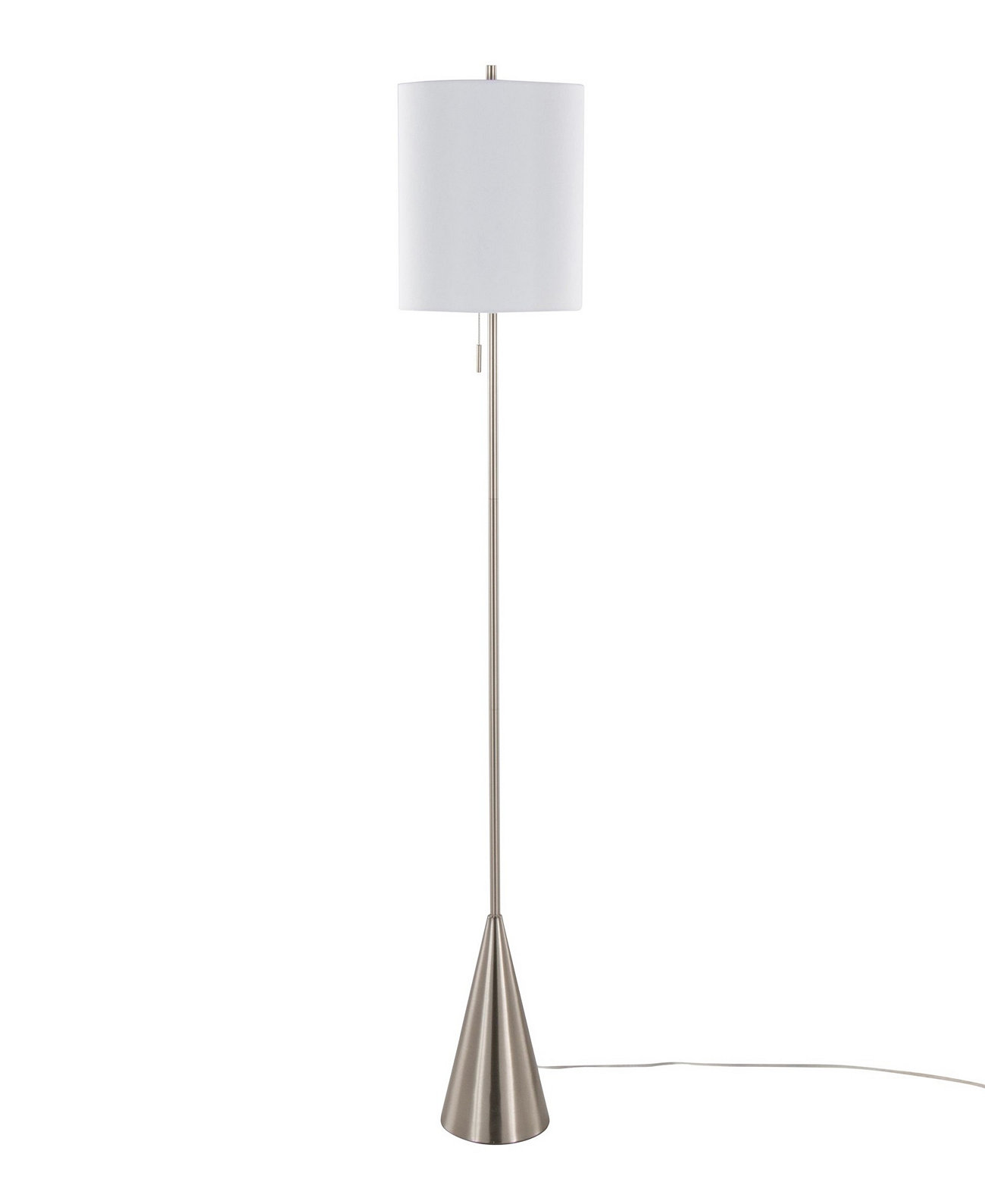 Cone 64" Contemporary Metal Floor Lamp Lumisource