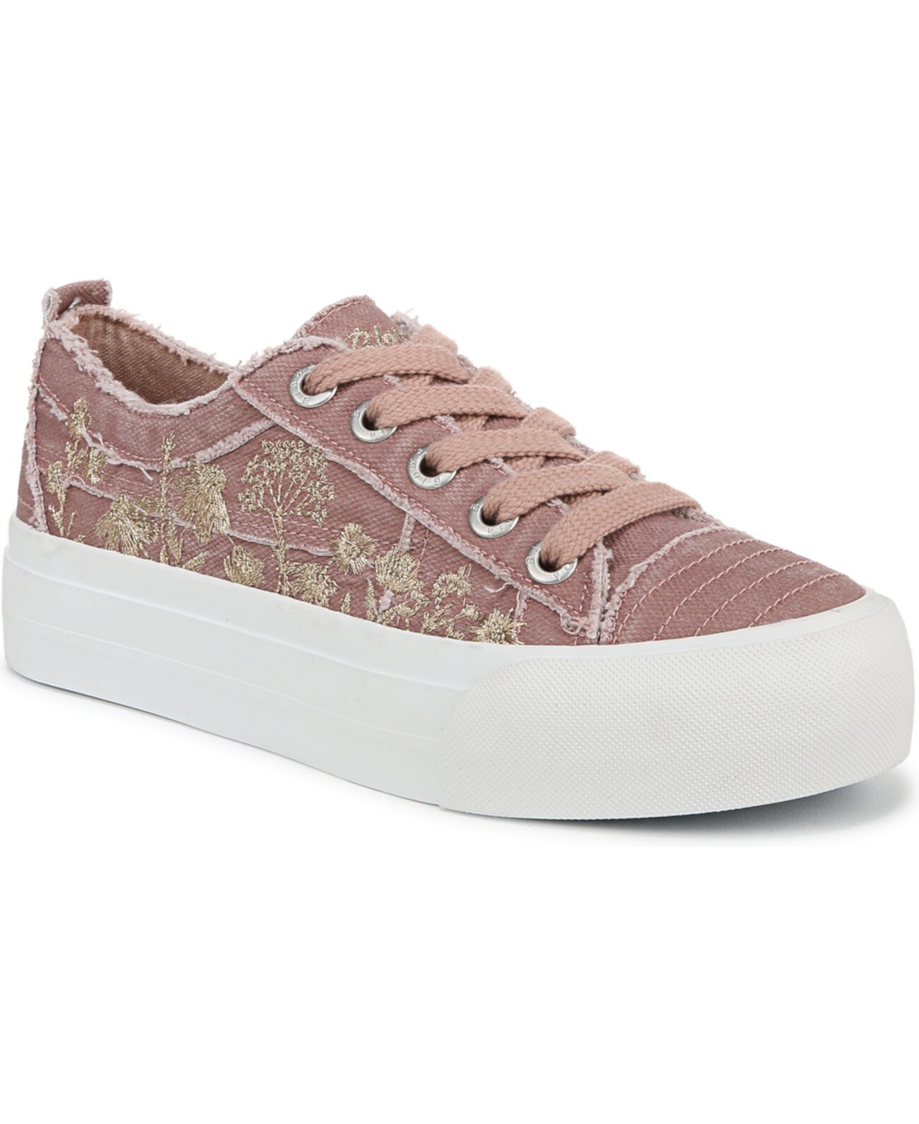 Women's Sadie-Sun Embroidered Lace Up Platform Sneakers Blowfish Malibu