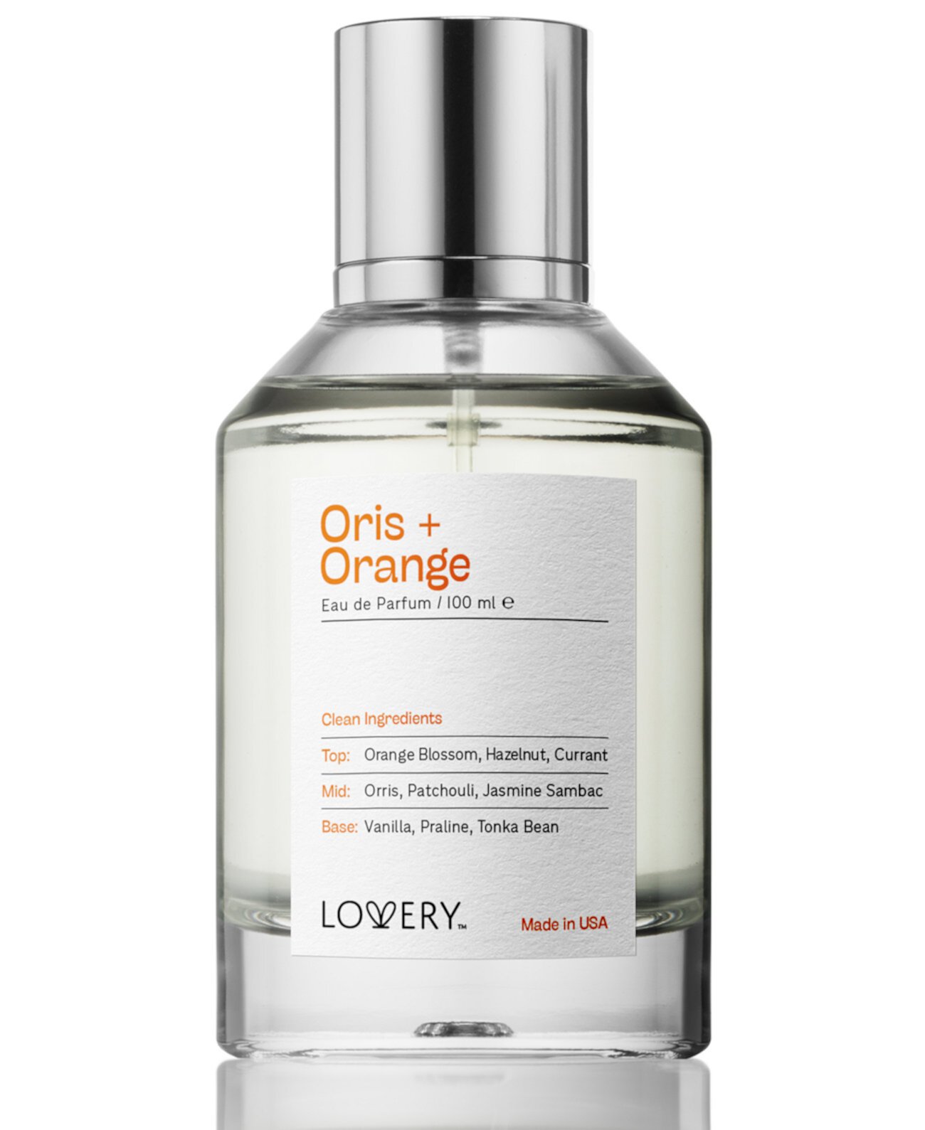 Oris + Orange Eau de Parfum, 3.4 oz. Lovery