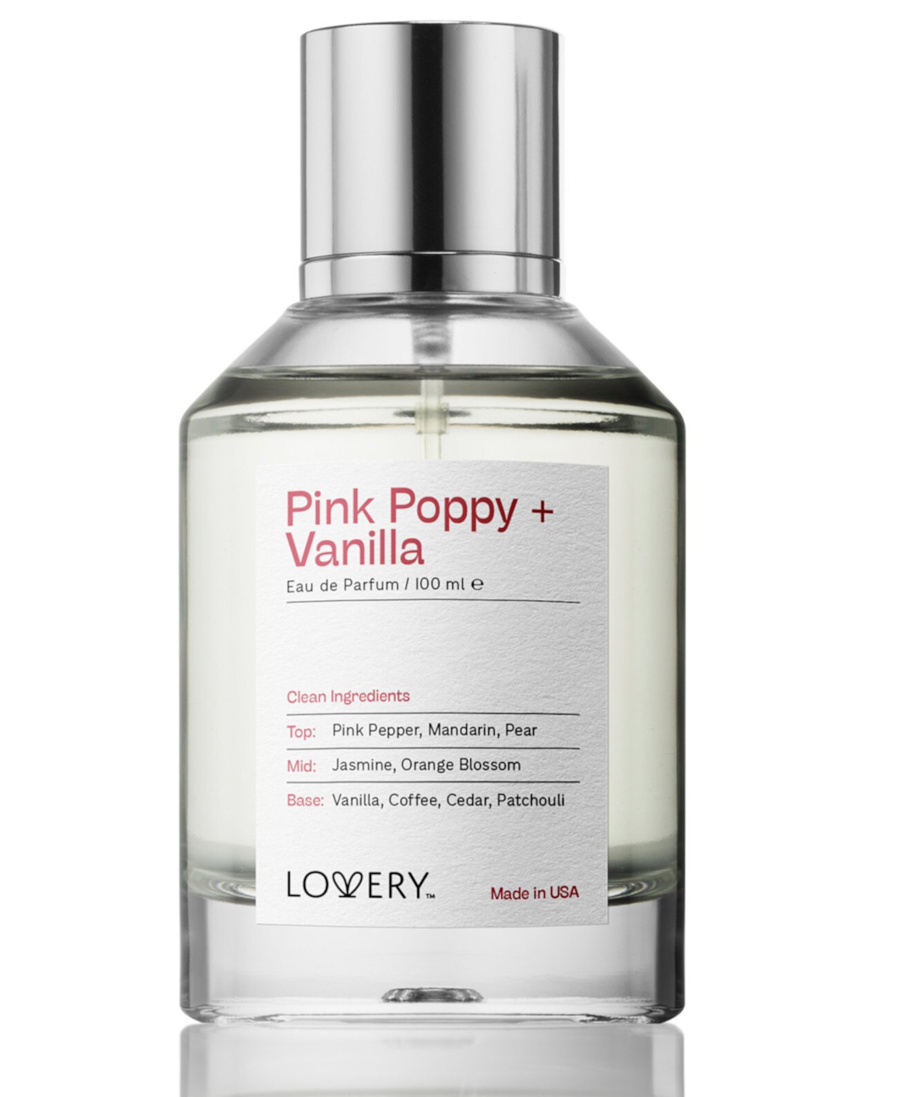 Pink Poppy + Vanilla Eau de Parfum Spray, 3.4 oz. Lovery