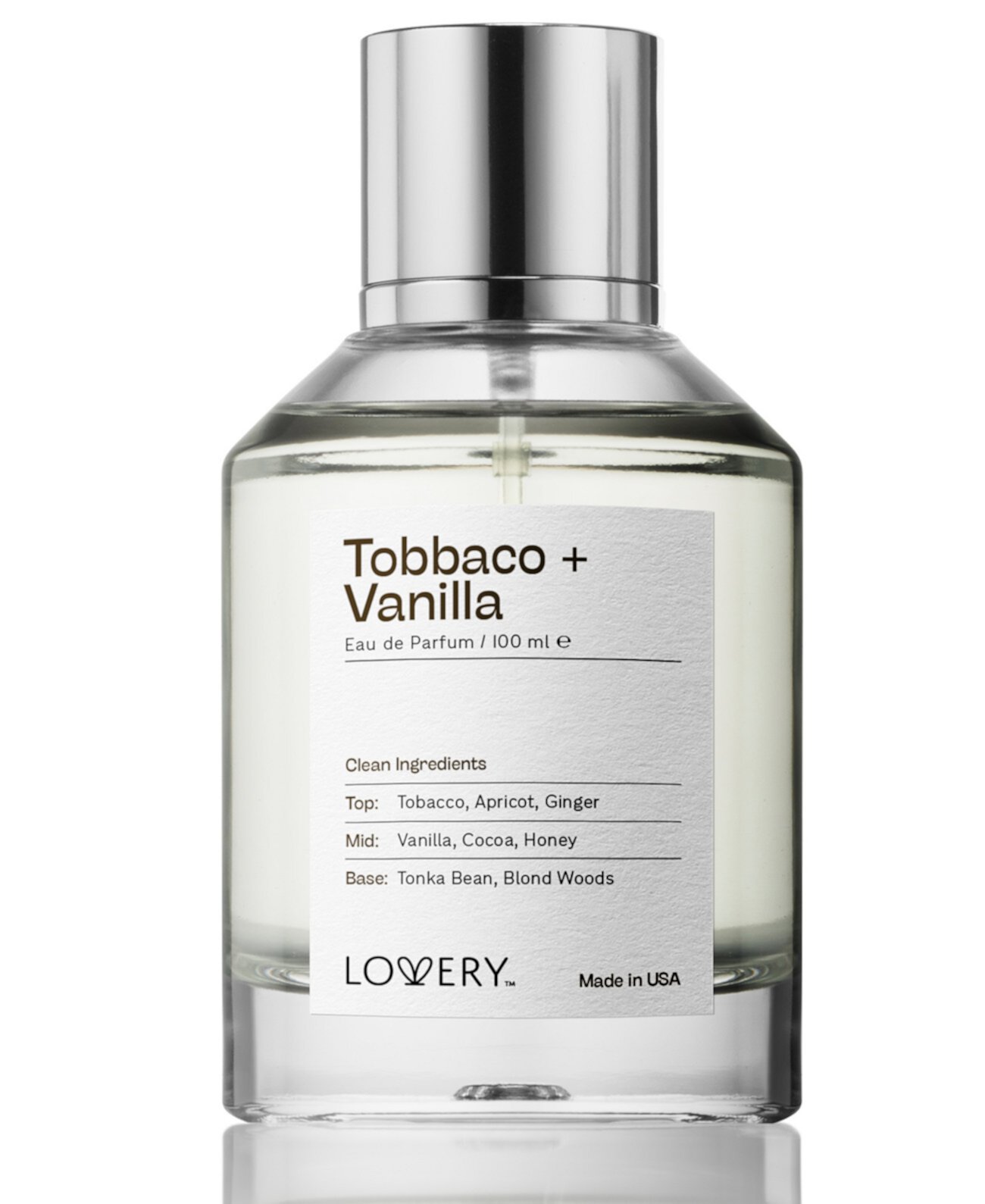 Tobacco + Vanilla Eau de Parfum, 3.4 oz. Lovery
